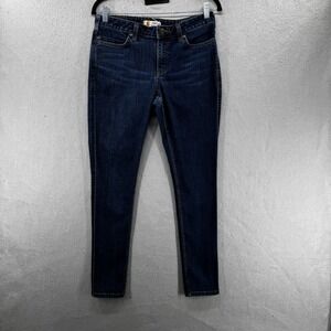 Carhartt Jeans Womens 6R Blue Slim Fit Layton Skinny Leg Denim Dark Blue Wash